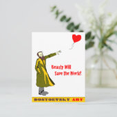 Dostoevsky Art "Banksy" briefkaart (Staand voorkant)