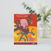 Dostoevsky art briefkaart (Staand voorkant)