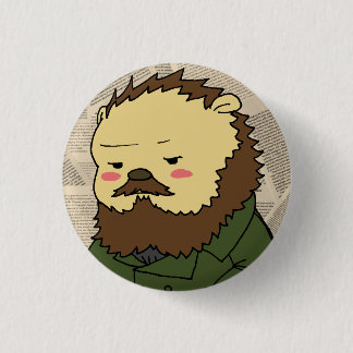 Dostoevsky cameo-knop ronde button 3,2 cm