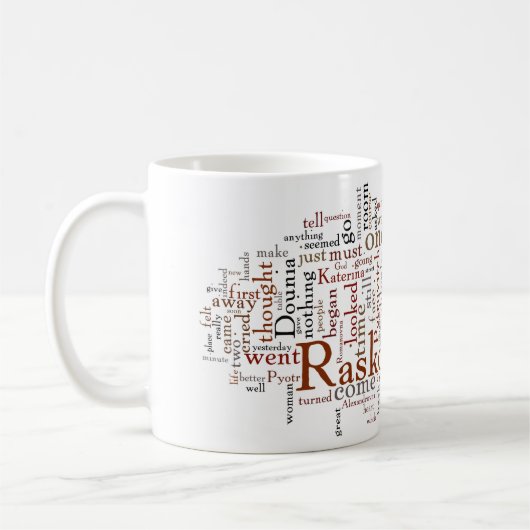 Dostoevsky Crime en Pungericht Words Koffiemok (Links)