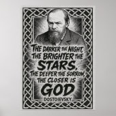 Dostojevski over lijden en geloof poster (Voorkant)