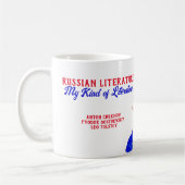 Dostojevski + Tolstoj + Tsjechov - Russische liter Koffiemok (Links)