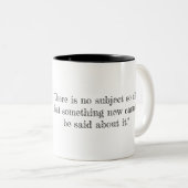 Dostoyevsky 11oz Mok (Voorkant rechts)