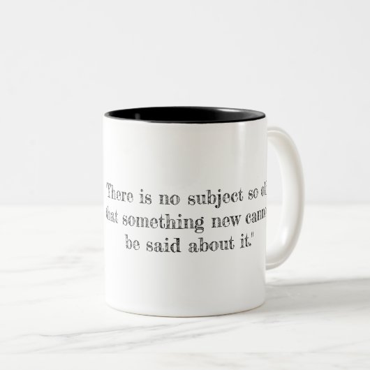 Dostoyevsky 11oz Mok (Voorkant rechts)