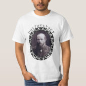Dostoyevsky Mannen White T-Shit T-shirt (Voorkant)