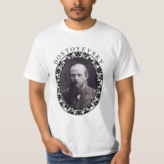 Dostoyevsky Mannen White T-Shit T-shirt (Voorkant)