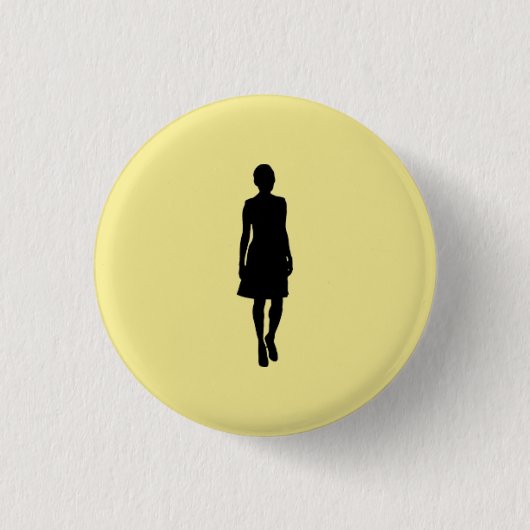Dostoyevsky Wannabe Michelle Smooth badge Ronde Button 3,2 Cm (Voorkant)