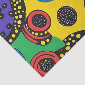 Dot art abstract 9 tissuepapier (Detail)