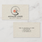 Dot Art Enso Circle en Bonsai Tree Visitekaartje (Voorkant / Achterkant)