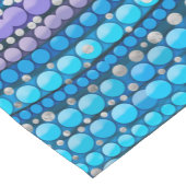 Dot Art Pastel blauw en paars Mandala Korte Tafelloper (Hoek)