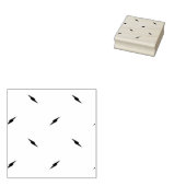 Dot, Black Wood Art Stamp Rubberstempel (Gestempeld)