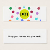 DOT - BLADWIJZER MINI VISITEKAARTJES (Voorkant /achterkant)