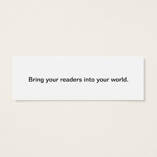 DOT - BLADWIJZER MINI VISITEKAARTJES (Achterkant)