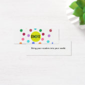 DOT - BLADWIJZER MINI VISITEKAARTJES (Bureau)