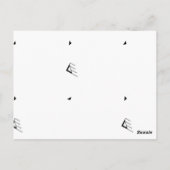 Dot, Bleek grijs Briefkaart (Achterkant)