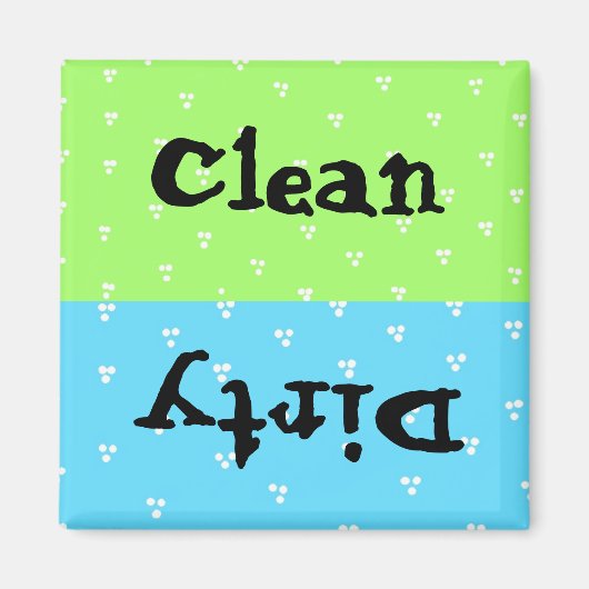 Dot Clean en Dirty Magneet (Voorkant)