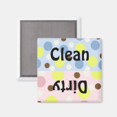 Dot Clean en Dirty Magneet (Voorkant / Achterkant)