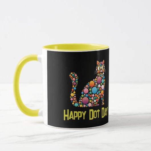 Dot Day polka dot cat Mok (Links)