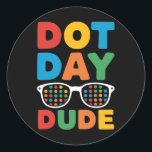 Dot Day Shirt voor kinderen Jongens Meisjes Jonger Ronde Sticker<br><div class="desc">Dot Day Shirt voor Kids Boys Girls Youths Dotted Dude Gles 2</div>
