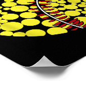 Dot Day Softball Vibes Polka Dots Kids Toddler You Poster (Hoek)