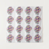 "Dot & Dazzle Duo" Wandkleed (Voorkant (horizontaal))