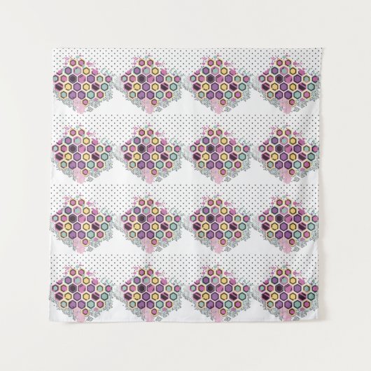 "Dot & Dazzle Duo" Wandkleed (Voorkant)
