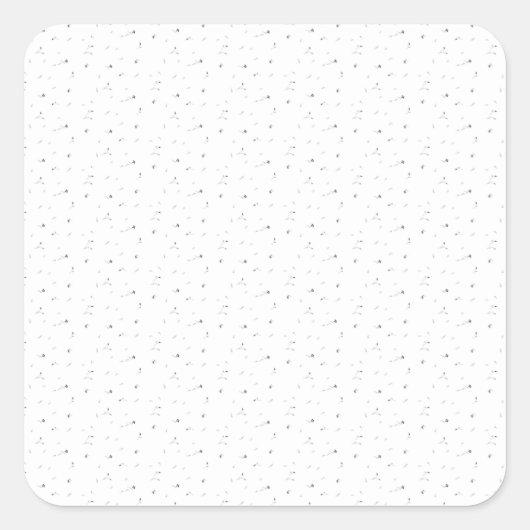 Dot Deisgn Ten Vierkante Sticker (Voorkant)