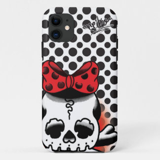 Dot Dokuro-Chan White Case-Mate iPhone Case