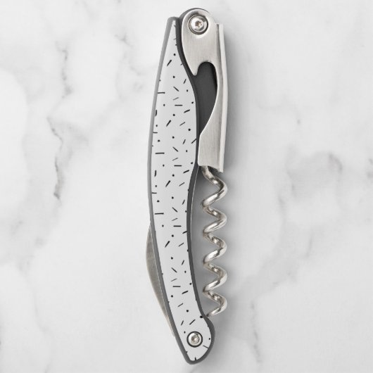 Dot, donkergrijs, koolstof Kurkentrekker (Achterkant)