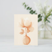 Dot dot bloem #008 briefkaart (Staand voorkant)