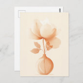 Dot dot bloem #008 briefkaart (Voorkant / Achterkant)