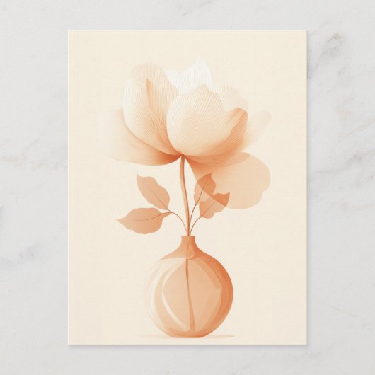 Dot dot bloem #008 briefkaart (Voorkant)