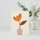 Dot dot bloem #009 briefkaart (Staand voorkant)