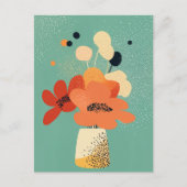 Dot dot bloem #011 briefkaart (Voorkant)