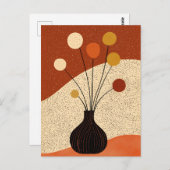 Dot dot bloem #012 briefkaart (Voorkant / Achterkant)