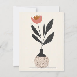 Dot dot bloem #013 briefkaart