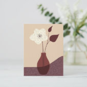 Dot dot bloem #016 briefkaart (Staand voorkant)