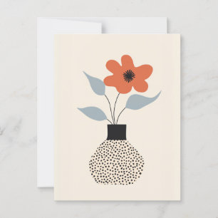Dot dot bloem #022 briefkaart
