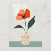 Dot dot bloem #023 briefkaart (Voorkant)