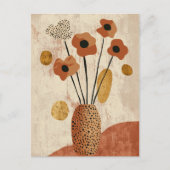 Dot dot bloem #024 briefkaart (Voorkant)