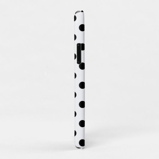 Dot Dot Dot White & Black Polka Case-Mate iPhone Case (Achterkant/rechts)