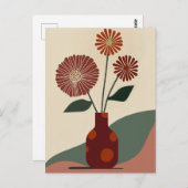 Dot Dot Flower #010 Briefkaart (Voorkant / Achterkant)