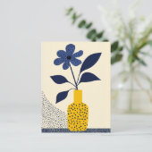 Dot Dot Flower #015 Briefkaart (Staand voorkant)