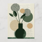 Dot Dot Flower #018 Briefkaart (Voorkant)