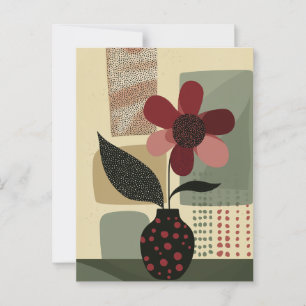 Dot Dot Flower #020 Briefkaart