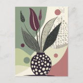 Dot Dot Flower #021 Briefkaart (Voorkant)