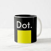Dot.   Dot. Tweekleurige Koffiemok (Voorkant rechts)