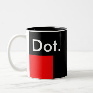 Dot.   Dot. Tweekleurige Koffiemok