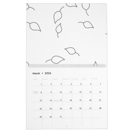 Dot, Dove Grey Kalender (Mar 2026)