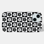 Dot Flower Black White Case-Mate iPhone Case (Achterkant (horizontaal))